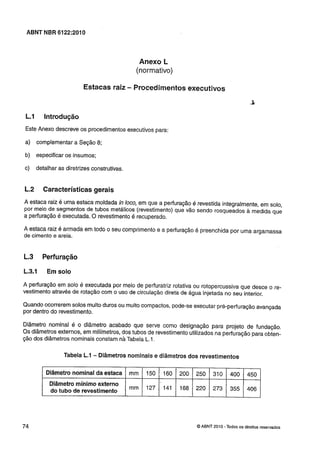 Nbr 6122 projeto e execução de fundações