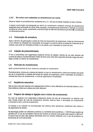 Nbr 6122 projeto e execução de fundações