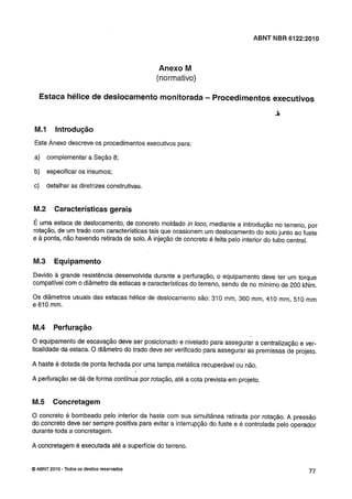 Nbr 6122 projeto e execução de fundações
