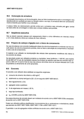 Nbr 6122 projeto e execução de fundações