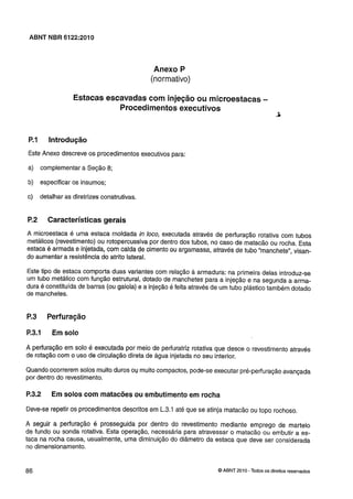 Nbr 6122 projeto e execução de fundações