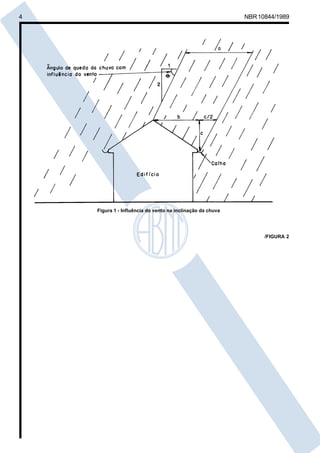 Cópia não autorizada

4

NBR 10844/1989

Figura 1 - Influência do vento na inclinação da chuva

/FIGURA 2

 