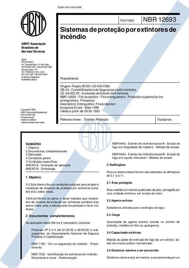 Nbr 12693 1993_sistemas_de_proteção_por_extintor_de_incêndio