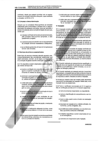 NBR 1318 prevencao de acidentes em espaco confinado | PDF