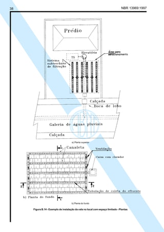 Cópia não autorizada

NBR 13969:1997

38

a) Planta superior

b) Planta do fundo

Figura B.14 - Exemplo de instalação da vala no local com espaço limitado - Plantas

 