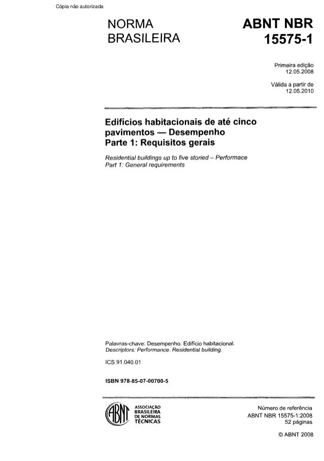 abnt nbr 15575