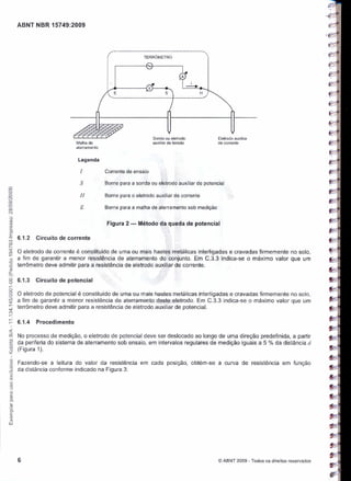 Nbr 15749   malha de aterramento