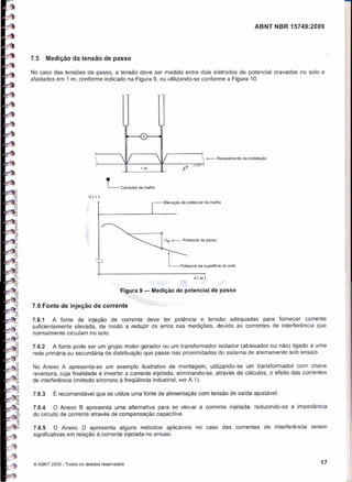 Nbr 15749   malha de aterramento