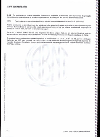 Nbr 15749   malha de aterramento