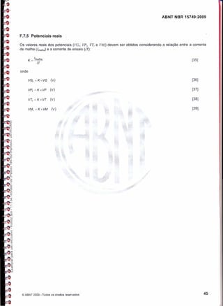 Nbr 15749   malha de aterramento