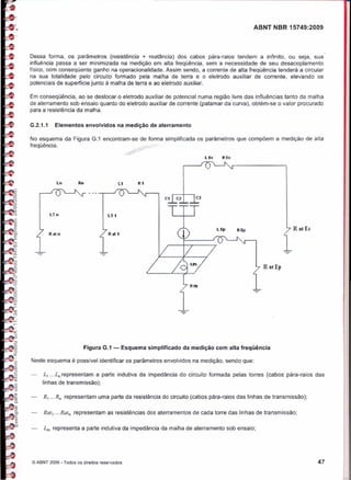 Nbr 15749   malha de aterramento
