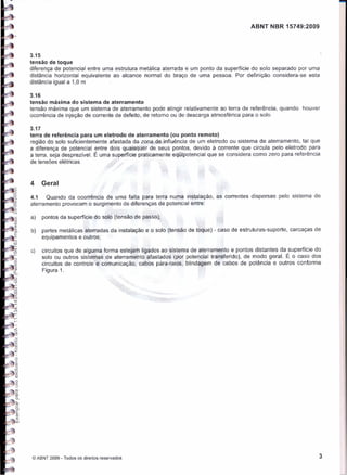 Nbr 15749   malha de aterramento