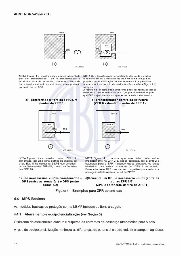 NBR - Prote o contra descargas atmosf ricas. Parte 1 - Princ pios Gerais