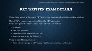 National Board for Respiratory Care Test Preparation | PPTX