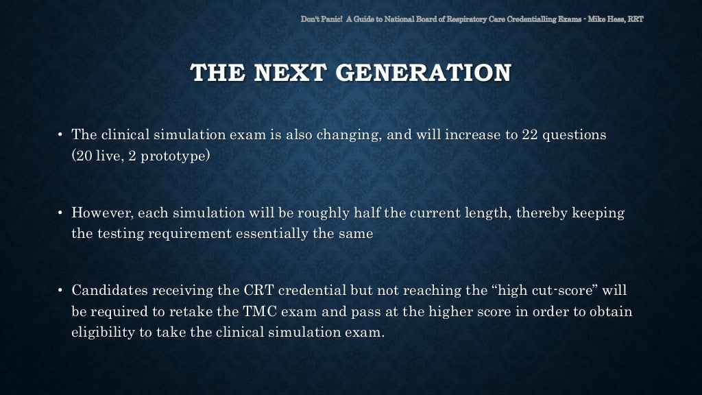 National Board for Respiratory Care Test Preparation