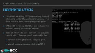 SQL Fingerprint NG - A Next Generation DB Scanner | PDF