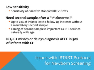 Two-Tier Newborn Screening for Cystic Fibrosis (in Virginia) | PPTX