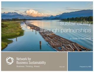 Prepared by NBSnbs.net
sustainability
through partnerships
A Guide for Executives
 