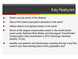Key features
SECOND REGIONAL WORKSHOP FOR THE NBSAPS 2: 0 MAINSTREAMING BIODIVERSITY AND DEVELOPMENT PROJECT AND UNDP BIOF...