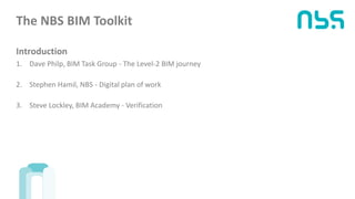 The NBS BIM Toolkit and Digital Plan of Work | PPTX