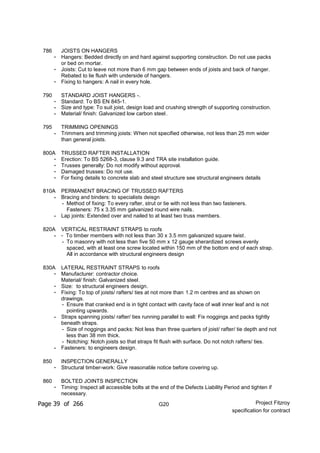 Nbs Specification Example Pdf Nbs specification (updated for contract) | PDF