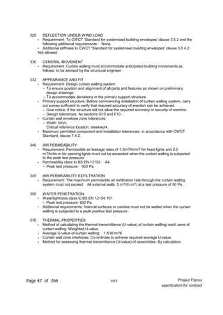 Nbs Specification Example Pdf Nbs specification (updated for contract) | PDF