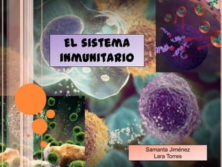 El sistema
inmunitario

Samanta Jiménez
Lara Torres

 