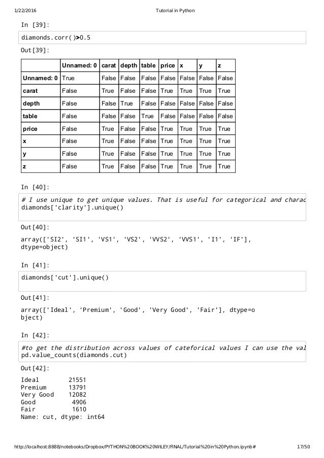 python data science tutorial pdf