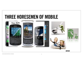 THREE HORESEMEN OF MOBILE
                                                           Not RIM




Proprietary and Confidential ©2010 Real Branding, Inc. All Rights Reserved
                                                                             4
 