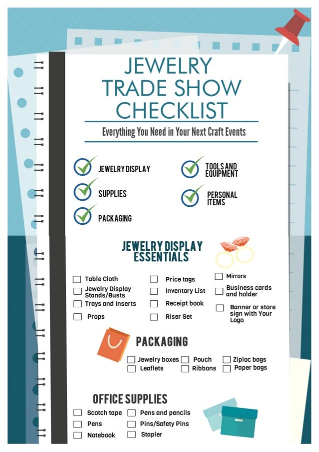 Make Your Jewelry Trade Show A Success With This Handy Checklist