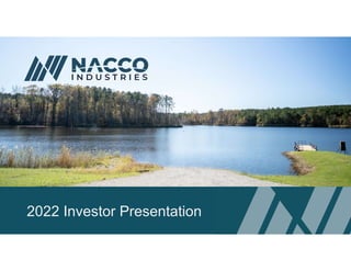 2022 Investor Presentation
 