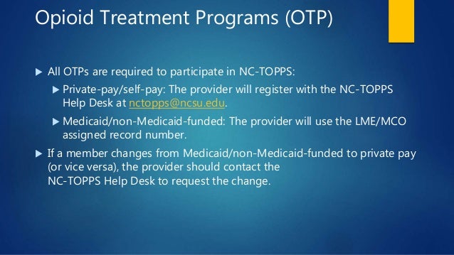 Nc Topps Provider Training Part 2