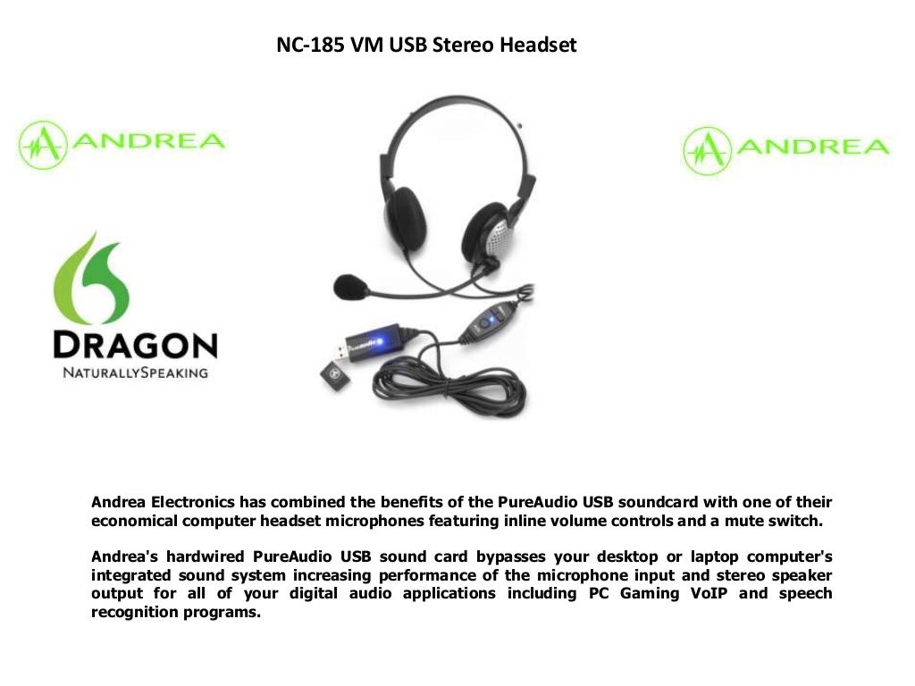 Andrea NC185VM USB Microphone