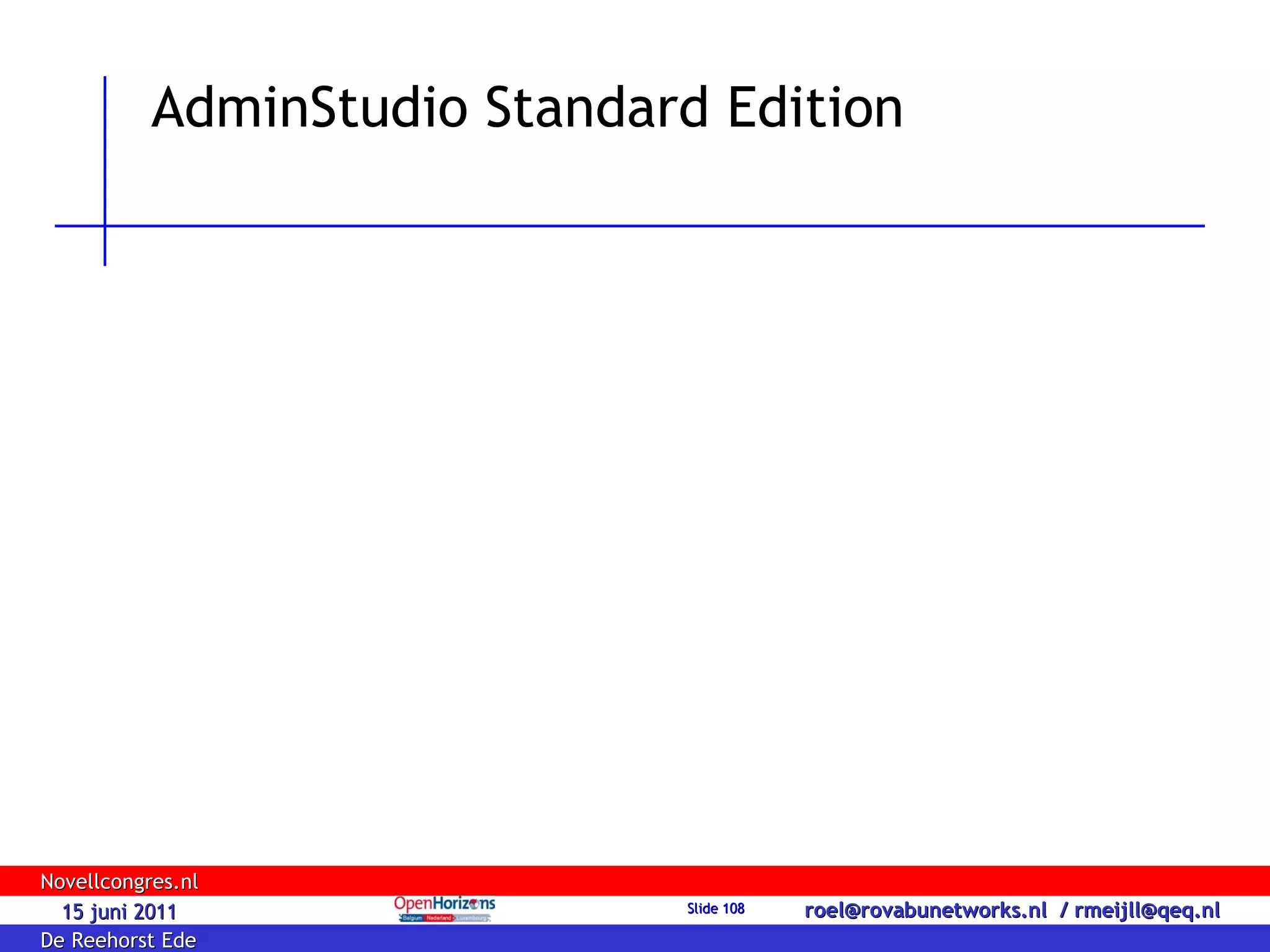 AdminStudio Standard Edition 