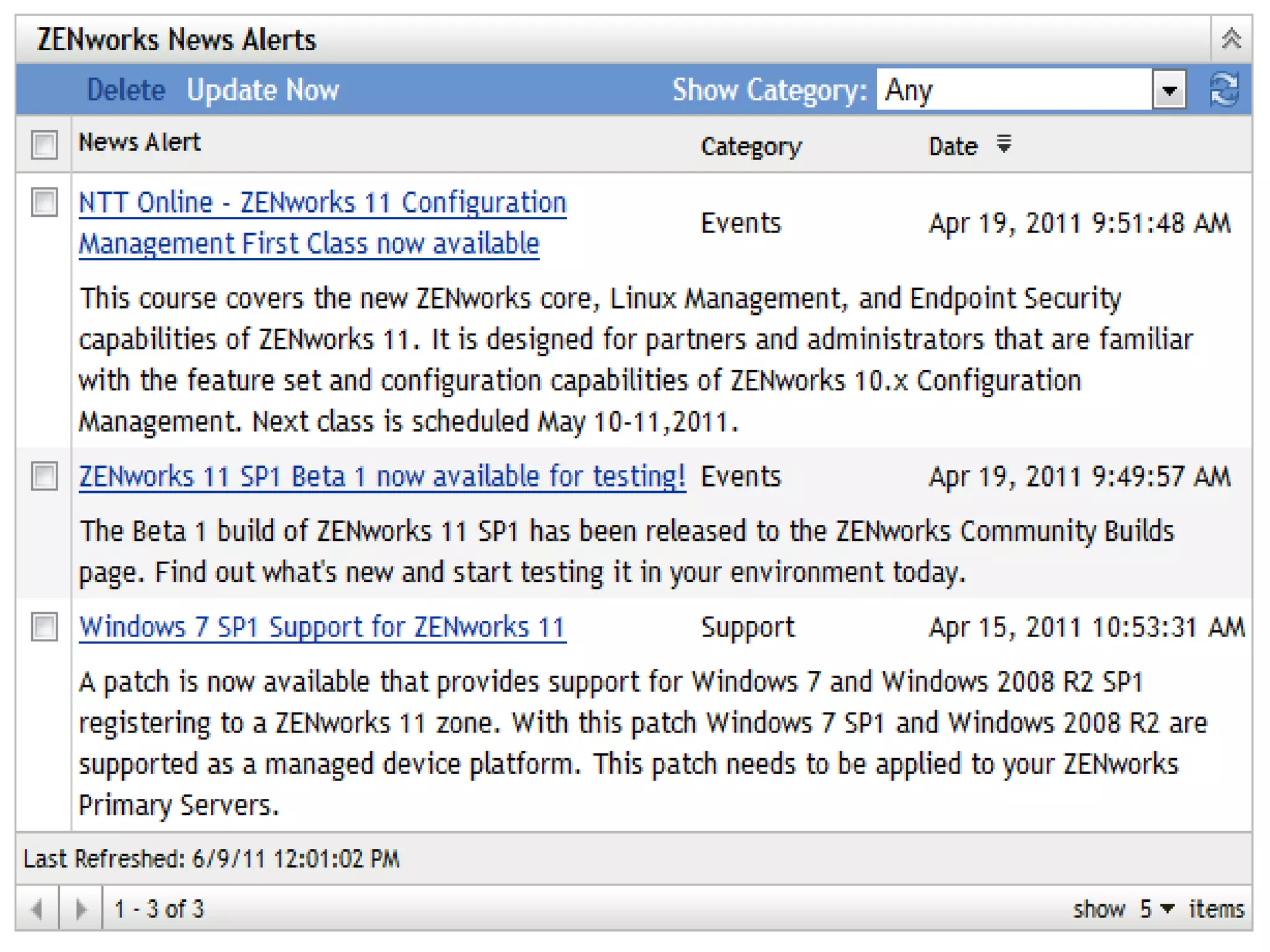 ZCM and Windows 7 SP1 