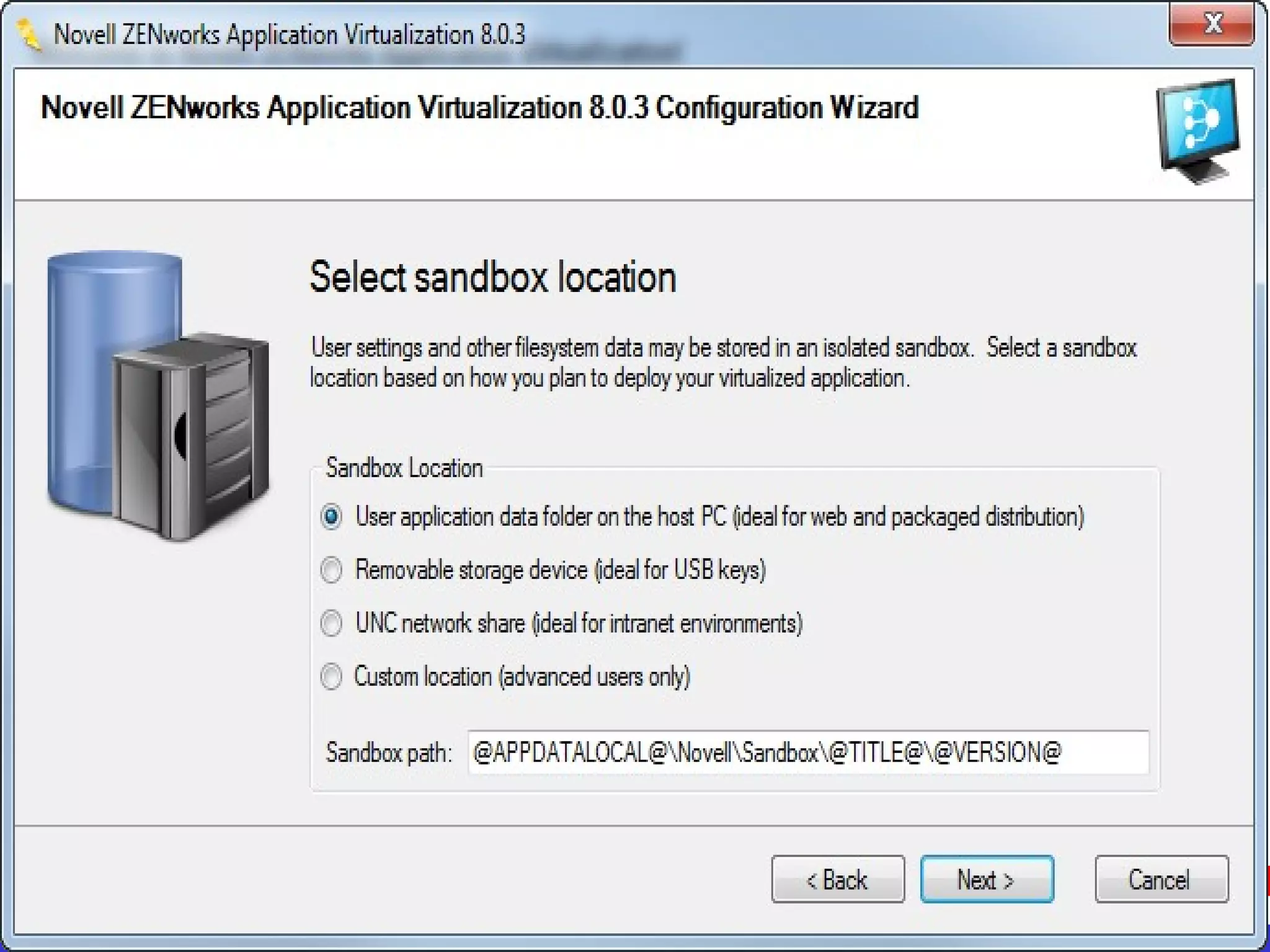ZENworks Application Virtualization 