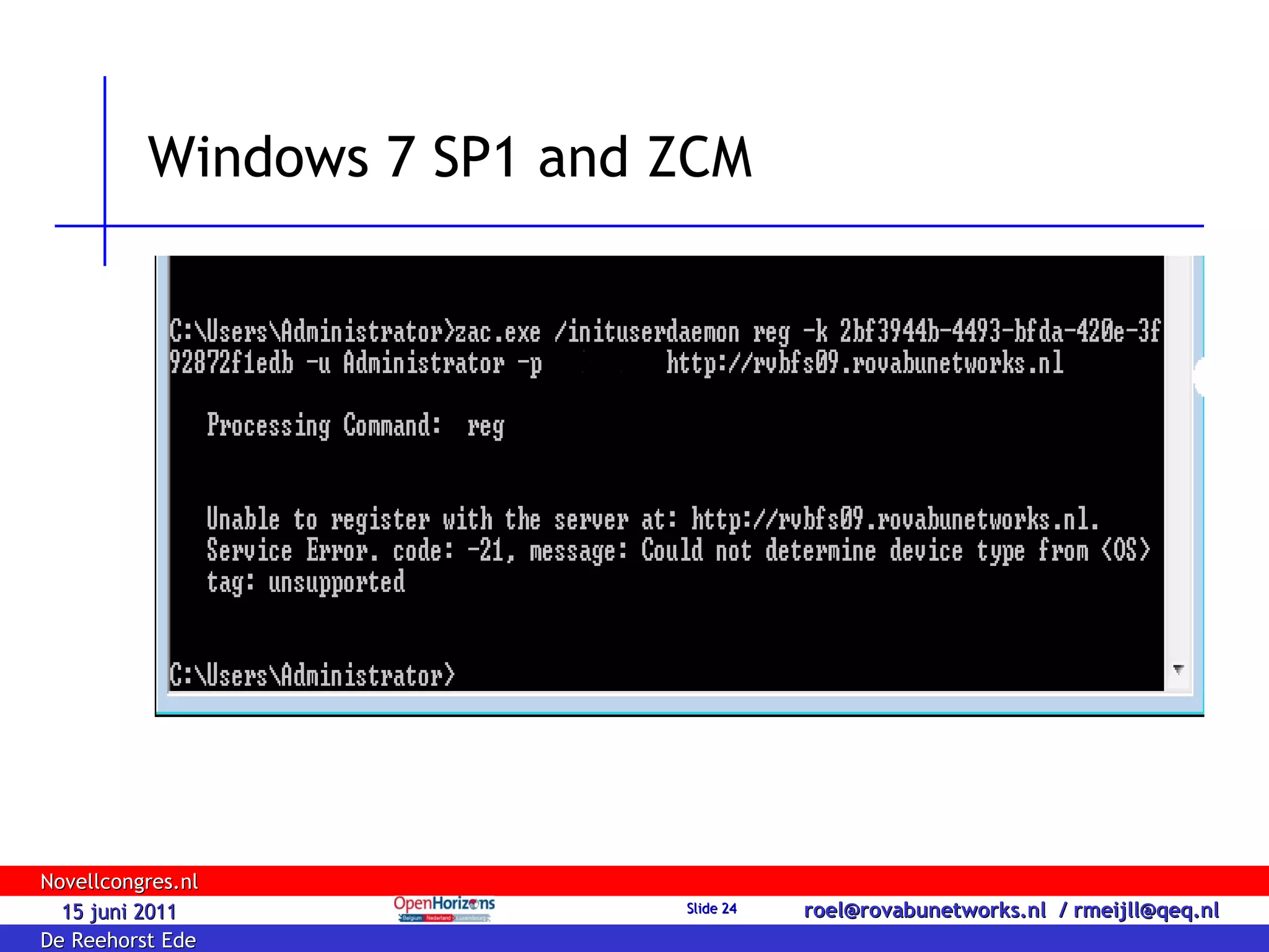 Windows 7 SP1 and ZCM 