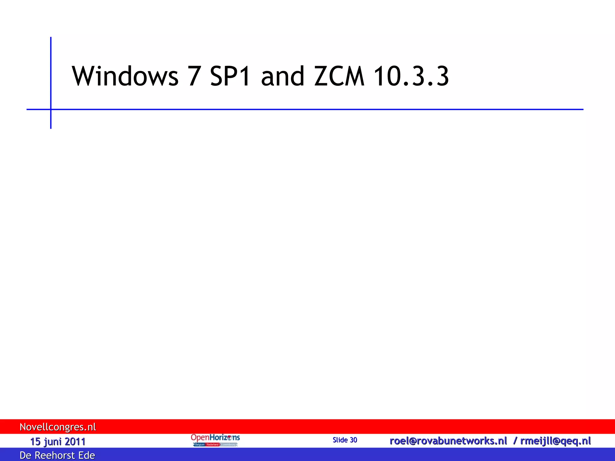 Windows 7 SP1 and ZCM 10.3.3 