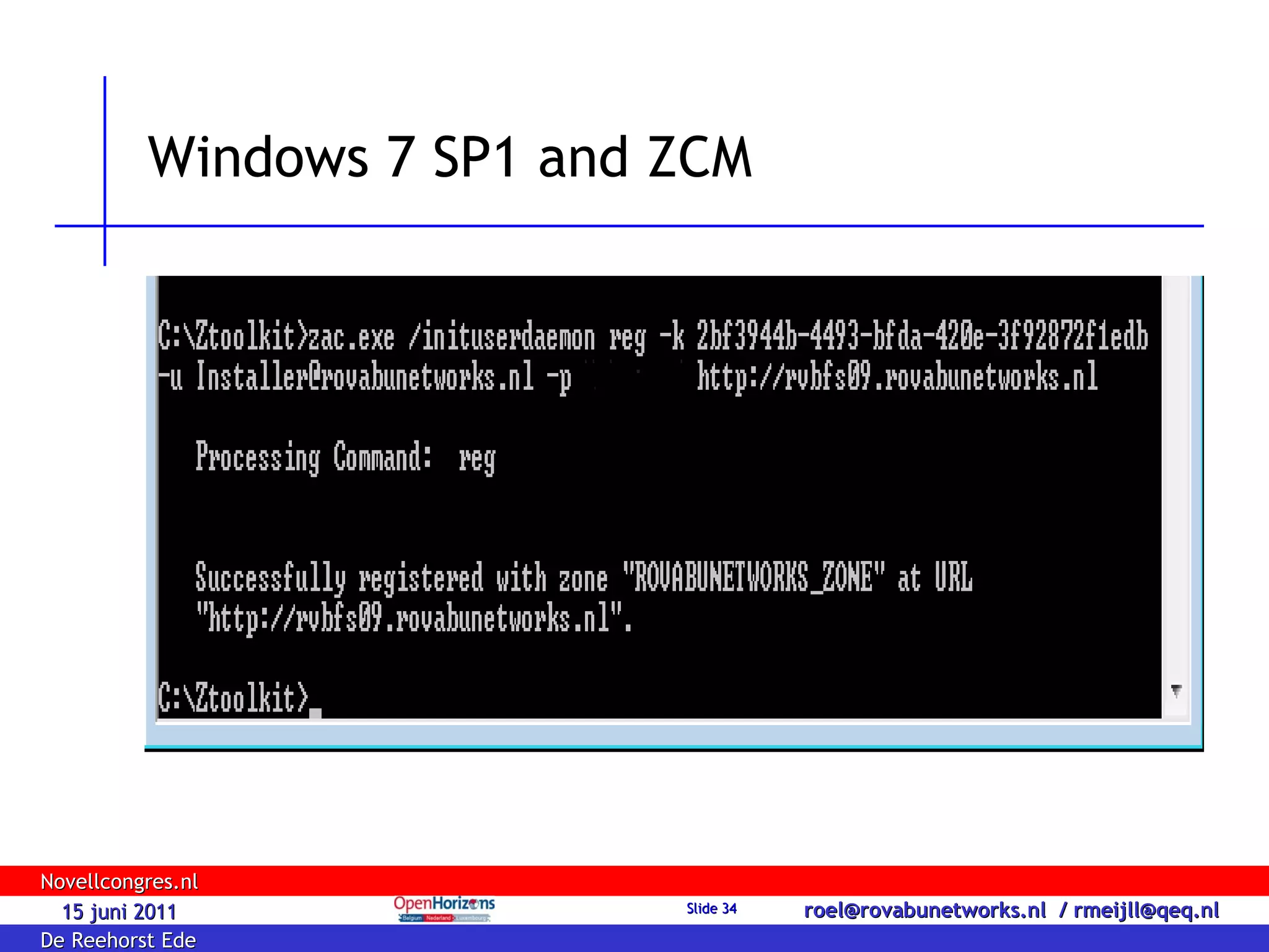 Windows 7 SP1 and ZCM 