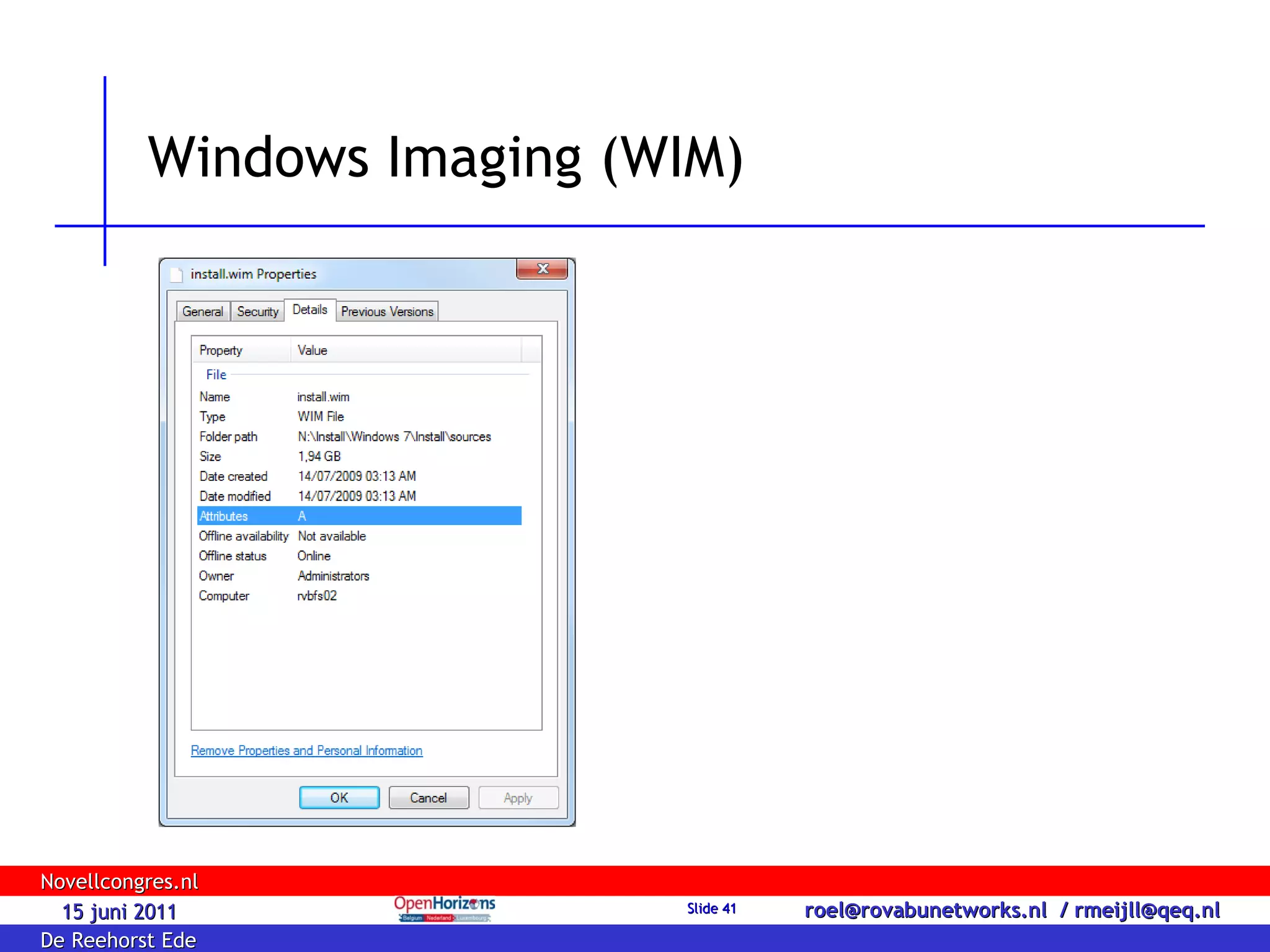 Windows Imaging (WIM) 