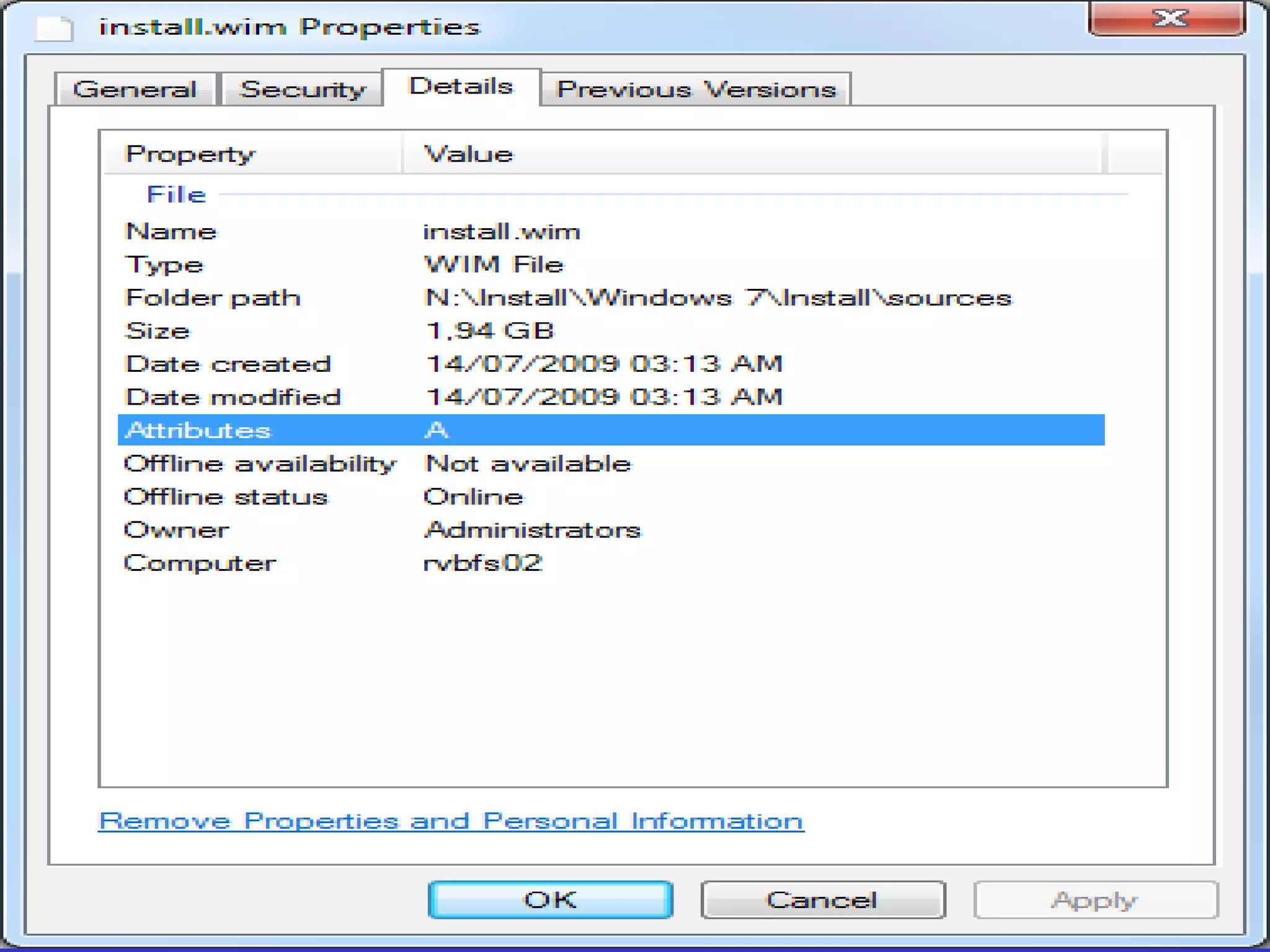 Windows Imaging (WIM) 
