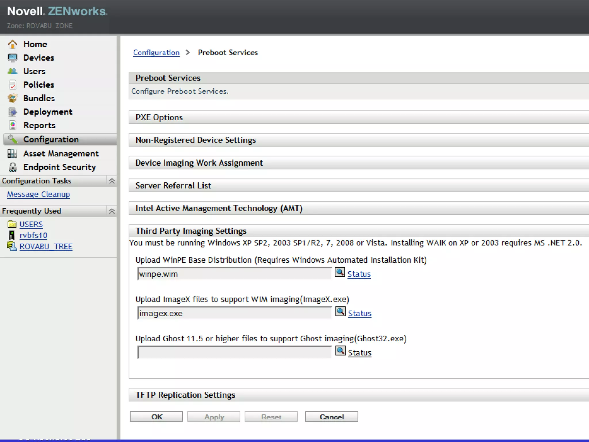 Preboot Services and WIM 