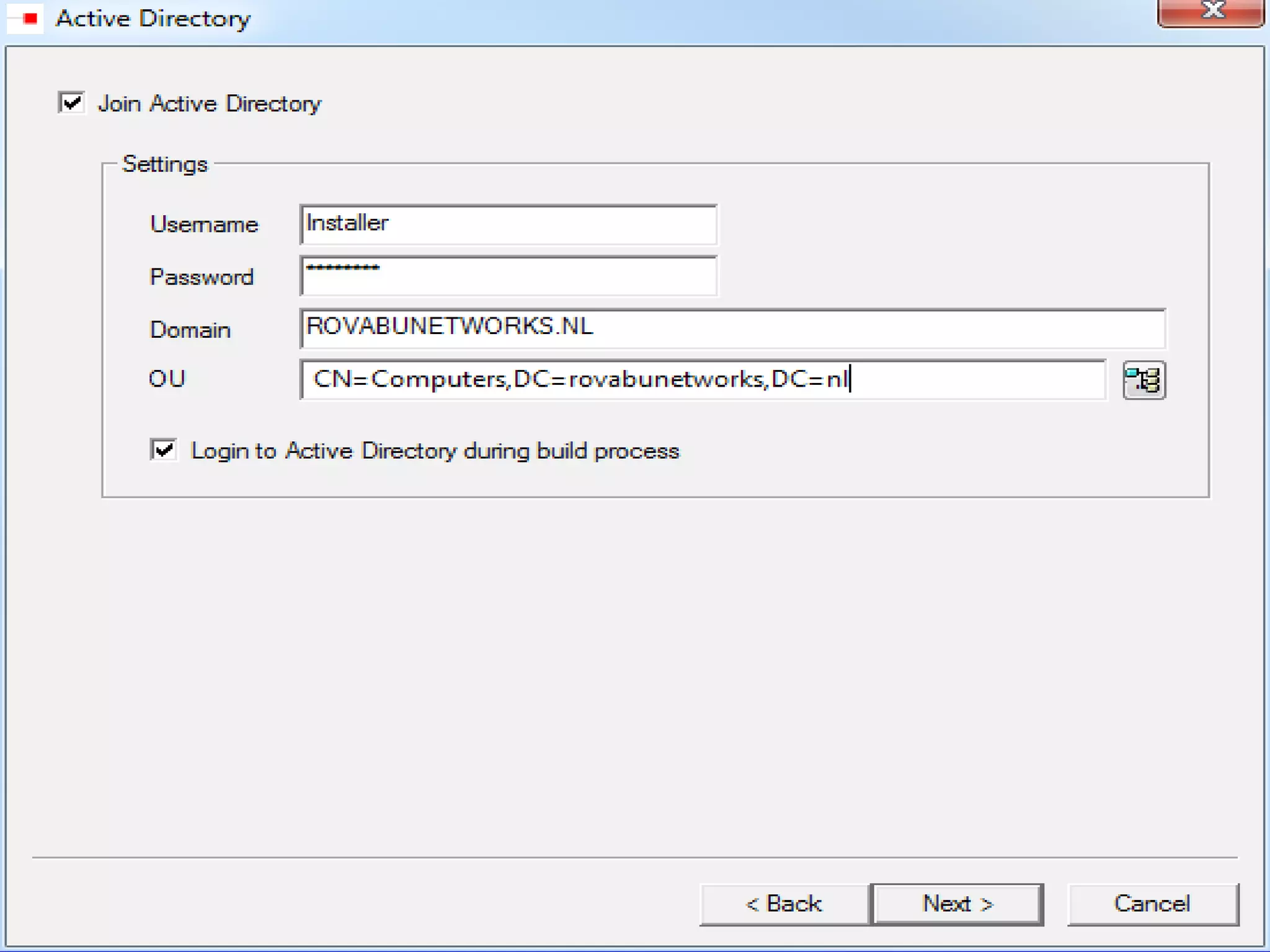 Active Directory join 