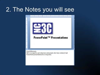 NC3C PowerPoint Presentations