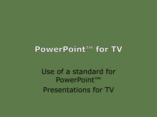 NC3C PowerPoint Presentations
