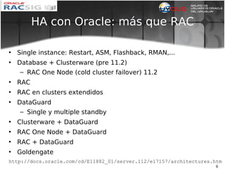 Mono Instance Vs Oracle Rac Oracle RAC sin sorpresas - v2014 | PDF