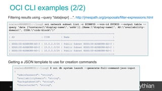 Oci Examples Automate the operation of your Oracle Cloud infrastructure v2.0 | PDF
