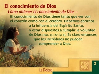 Creencia 02 - La Deidad