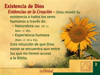 Creencia 02 - La Deidad