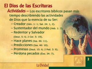 Creencia 02 - La Deidad